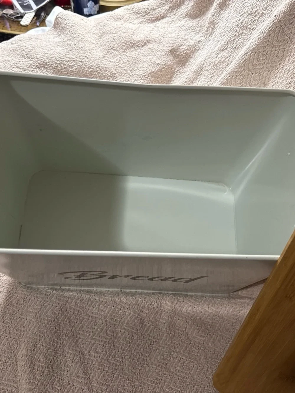 Classic White Bread Box - White Bread Storage Container